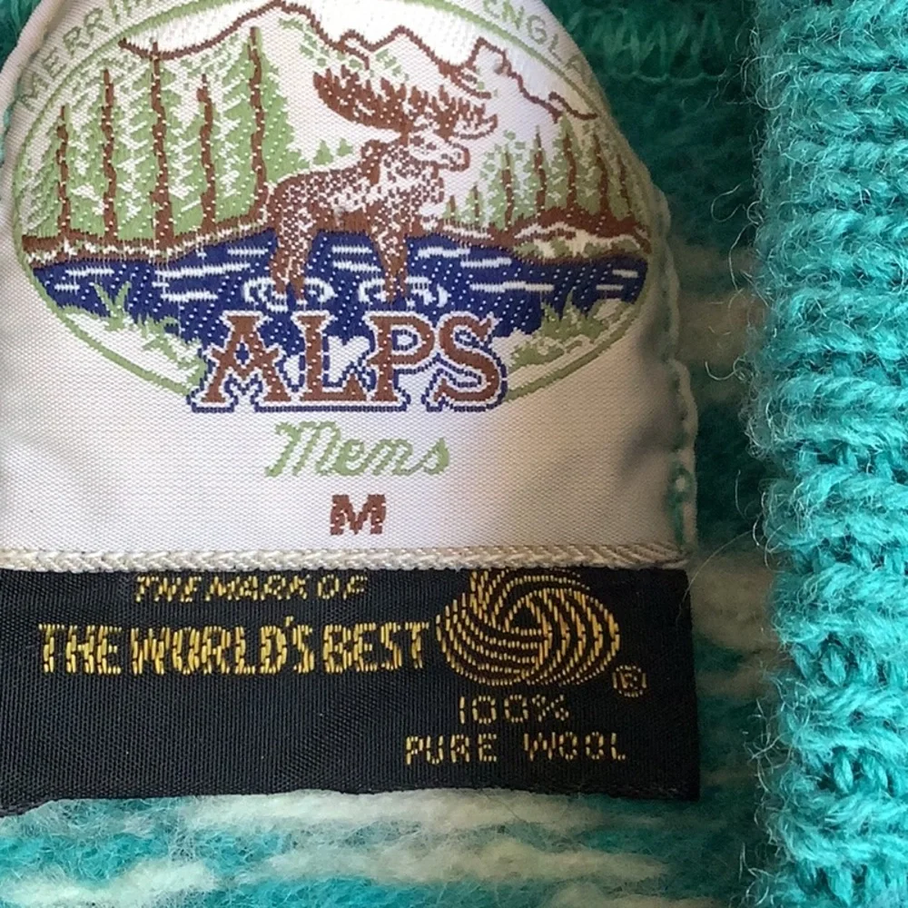 Vintage Wool Sweater. Merrimac Valley, New England Sz M